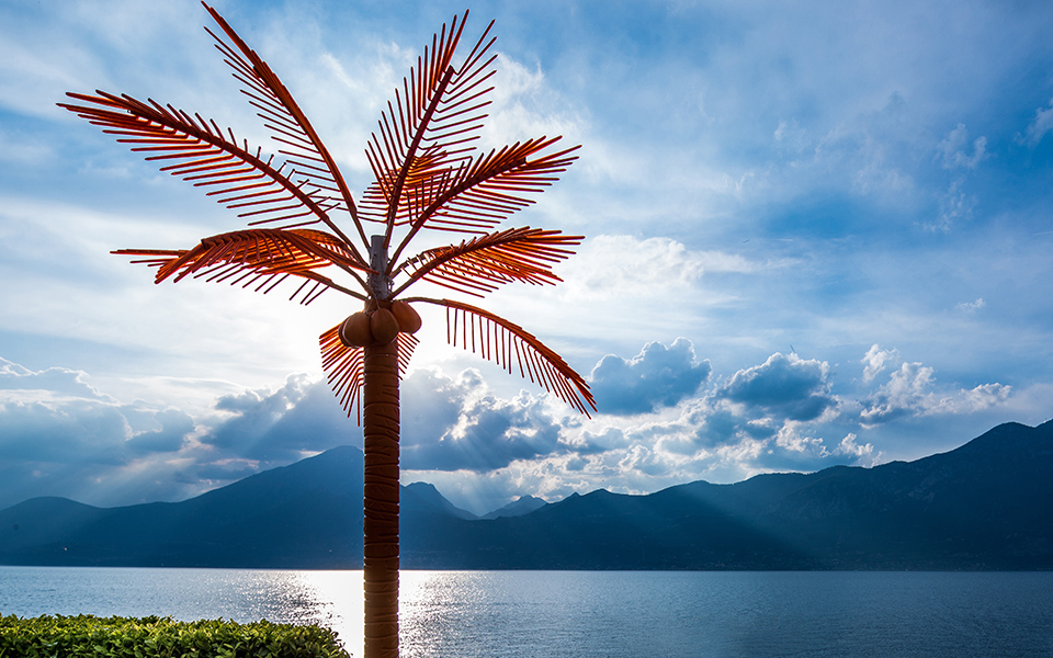 Vista panoramica sul Lago di Garda Hotel Caribe
